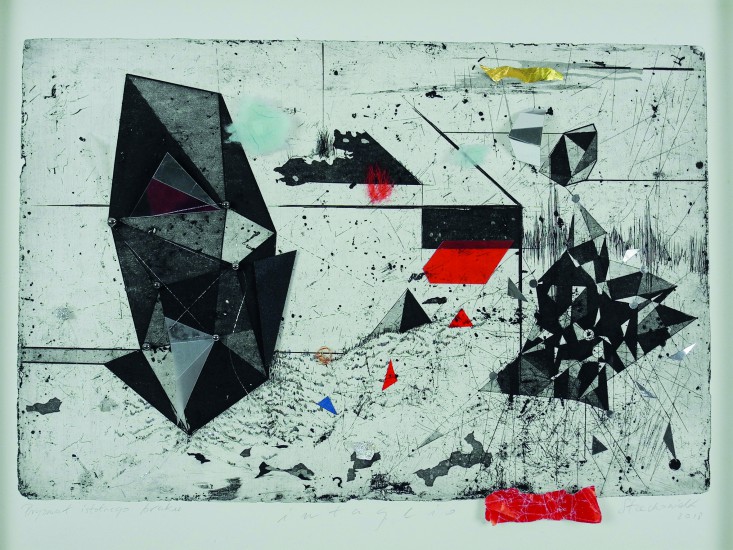 Prism of significant lack |  intaglio | 40x50 cm